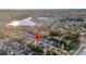 Aerial view showing house location in a residential neighborhood at 1724 Bee Balm Rd, Johns Island, SC 29455
