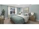 Bedroom with a queen bed and neutral decor at 1724 Bee Balm Rd, Johns Island, SC 29455