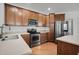 Modern kitchen with stainless steel appliances and ample counter space at 1724 Bee Balm Rd, Johns Island, SC 29455