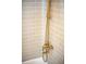 Modern shower with gold fixtures and grey tile surround at 1733 Main Rd, Johns Island, SC 29455