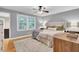 Spacious primary bedroom with hardwood floors and neutral decor at 229 Millcreek Dr, Charleston, SC 29407