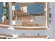 Top-down view of home with detached garage and yard at 229 Symphony Ave, Summerville, SC 29486