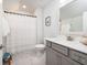 Bathroom with a single vanity and shower at 229 Symphony Ave, Summerville, SC 29486