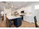 Modern kitchen with white cabinets, quartz countertops, and a large island at 229 Symphony Ave, Summerville, SC 29486
