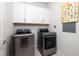Laundry room with washer and dryer, and cabinets at 229 Symphony Ave, Summerville, SC 29486