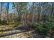 Private backyard with mature trees and chain link fence at 2426 Tuscany Dr, North Charleston, SC 29406