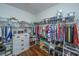 Large walk-in closet with ample shelving and hanging space at 2426 Tuscany Dr, North Charleston, SC 29406