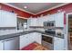 Kitchen with corner sink, granite countertops, and stainless steel appliances at 2426 Tuscany Dr, North Charleston, SC 29406