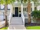 Front steps leading to charming front door at 3168 Treadwell St, Mount Pleasant, SC 29466