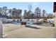 Large backyard pool with plenty of space for lounging at 320 Harry Ln, Moncks Corner, SC 29461