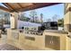 High-end outdoor kitchen with Cuisinart grills at 320 Harry Ln, Moncks Corner, SC 29461