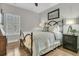 Bedroom with hardwood floors and a metal bed frame at 3337 Ethan St, Mount Pleasant, SC 29466