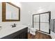 Simple bathroom with single vanity and shower at 3913 Maidstone Dr, Mount Pleasant, SC 29466
