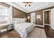 Main bedroom with large windows and a ceiling fan at 3913 Maidstone Dr, Mount Pleasant, SC 29466