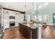 Modern kitchen with stainless steel appliances and an island at 3913 Maidstone Dr, Mount Pleasant, SC 29466