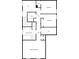 Upstairs floor plan with primary bedroom, two additional bedrooms, and two bathrooms at 4140 Home Town Ln, Ravenel, SC 29470