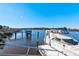 Waterfront property with a boat and dock at 4960 Lambs Rd, North Charleston, SC 29418