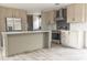Modern kitchen with stainless steel appliances and light wood cabinets at 520 Branch Bend Way, Cross, SC 29436