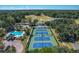 Community amenities including tennis courts, pool, and clubhouse at 602 Leaning Pin Ct, Summerville, SC 29485