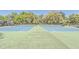 Two well-maintained tennis courts with green surfaces at 602 Leaning Pin Ct, Summerville, SC 29485