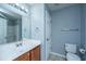 Bathroom with vanity, toilet, and bathtub at 8875 Jenny Lind St, North Charleston, SC 29406