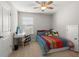 Bright bedroom with a bed, desk, and window at 103 Oyama Rd, Summerville, SC 29486