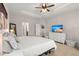 Bright bedroom with king-size bed and large TV at 103 Oyama Rd, Summerville, SC 29486