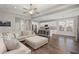 Open concept living room with sectional sofa and kitchen views at 103 Oyama Rd, Summerville, SC 29486