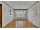 Formal dining room with hardwood floors and a stained-glass light at 107 Old Tavern Ln, Summerville, SC 29485