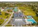 Aerial view of community amenities including tennis courts, pools, and clubhouse at 1086 Cinder St, Mount Pleasant, SC 29464