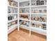 Well-organized pantry with ample shelving and storage at 1086 Cinder St, Mount Pleasant, SC 29464