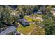 Aerial view of single Gathering home and surrounding trees at 115 Three Wood Ln, Summerville, SC 29483