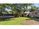 Large backyard with trampoline, shed, and mature trees at 115 Three Wood Ln, Summerville, SC 29483