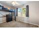 Bright bedroom with a loft bed, dresser, and window with gray curtains at 115 Three Wood Ln, Summerville, SC 29483