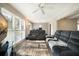 Spacious living room with hardwood floors and two sofas at 115 Three Wood Ln, Summerville, SC 29483