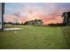 Large backyard with a wooden fence and grassy area at 117 Arabian Drive Lot B, Summerville, SC 29483