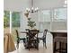 Bright breakfast nook with round table, and view to backyard at 117 Arabian Drive Lot B, Summerville, SC 29483