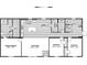 Three-bedroom, two-bath manufactured home floor plan at 1225 Old Black Oak Rd, Moncks Corner, SC 29461