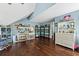 Large craft room with ample storage and natural light at 123 Beam St, Huger, SC 29450