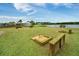 Community lawn games area with sandboxes and horseshoe pits at 123 Beam St, Huger, SC 29450