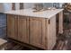 Large kitchen island with ample storage and countertop space at 1225 Old Black Oak Rd, Moncks Corner, SC 29461