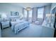 Charming bedroom with light blue bed frame, and window lighting at 1573 Trailmore Ln, Summerville, SC 29486