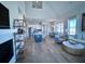 Open concept living area with kitchen and dining views at 1573 Trailmore Ln, Summerville, SC 29486