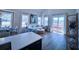 Open living space with high ceilings, fireplace and hardwood floors at 1573 Trailmore Ln, Summerville, SC 29486
