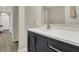Bathroom with vanity, white countertop, and mirror at 1723 Live Oak Park # 1723, Seabrook Island, SC 29455