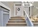 Steps leading to front entrance with white door and wreath at 1723 Live Oak Park # 1723, Seabrook Island, SC 29455