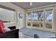 Bright sunroom with water views and access to balcony at 1723 Live Oak Park # 1723, Seabrook Island, SC 29455