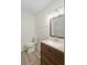 Clean bathroom with wood vanity, granite countertop and shower/tub combo at 1735 Boone Hall Dr # K14, Charleston, SC 29407