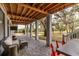 Large covered patio, perfect for outdoor dining and relaxation at 1860 Headquarters Plantation Dr, Johns Island, SC 29455