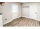 Laundry room with vinyl flooring, exterior access, and extra storage at 200 Elliott Dr, Ladson, SC 29456